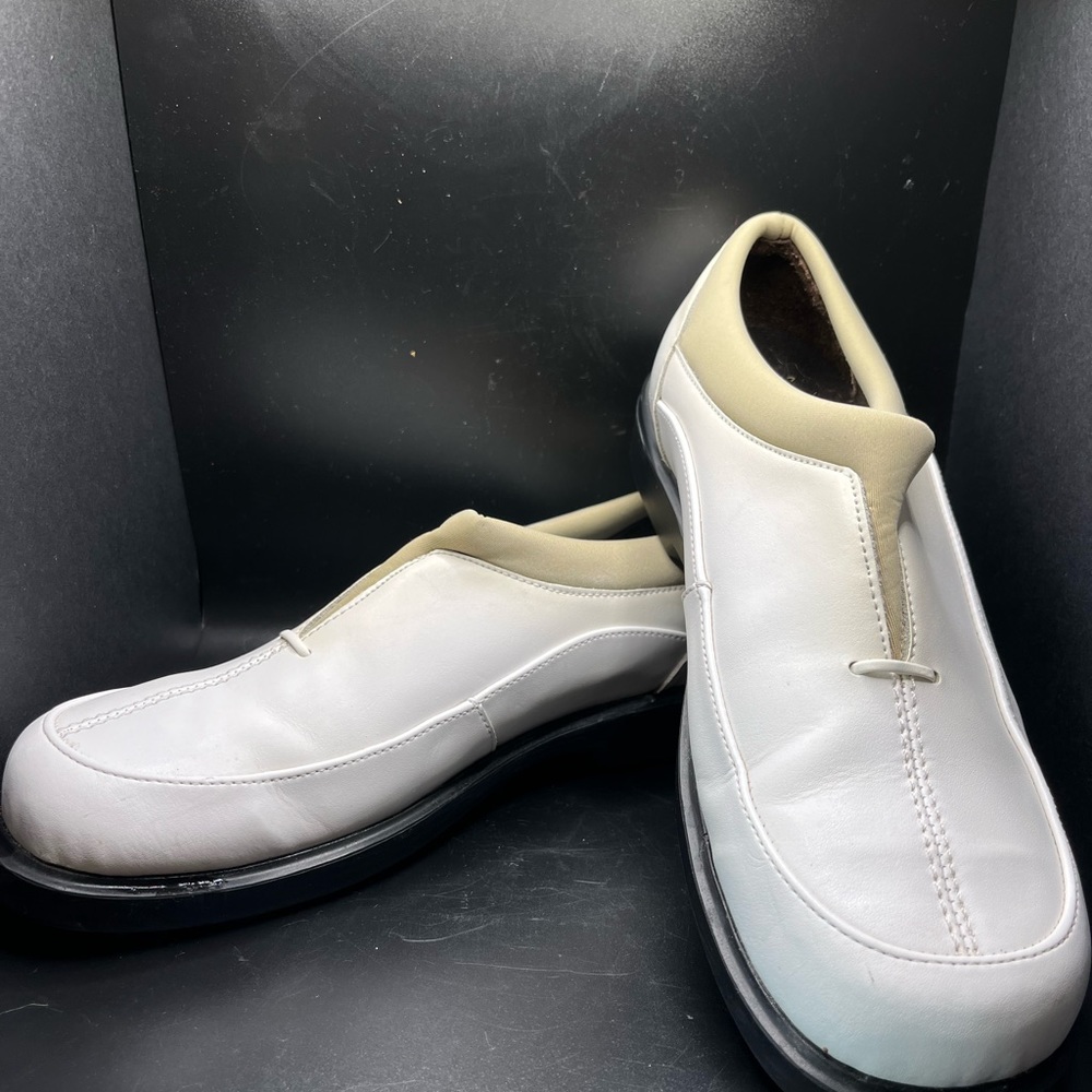 Sandbaggers brand Slip On Women’s Golf Shoes White Size 7.5